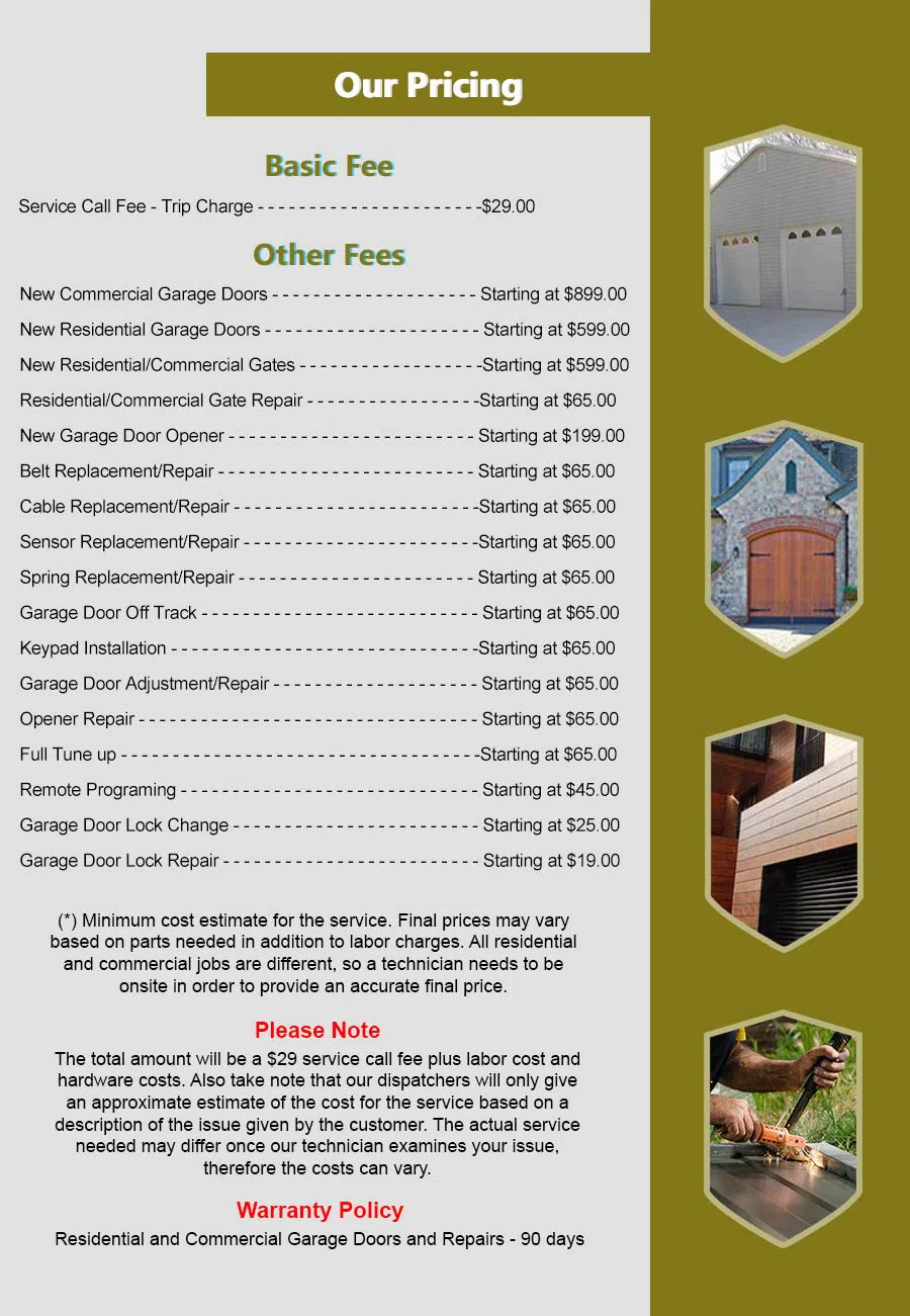 HighTech Garage Doors Baldwin Park, CA 626-598-9271